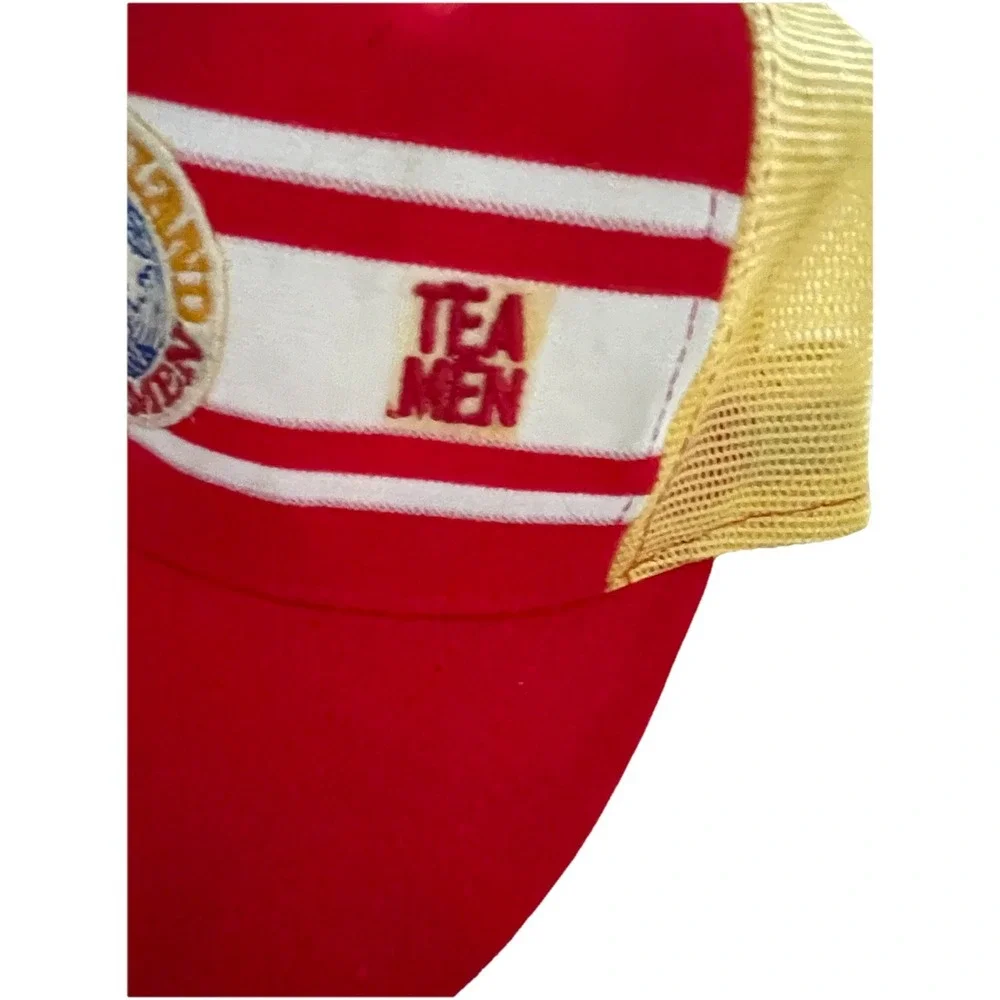 Vintage 70's New England Tea Men NASL Soccer Trucker Hat‎ Cap Retro Logo Rare